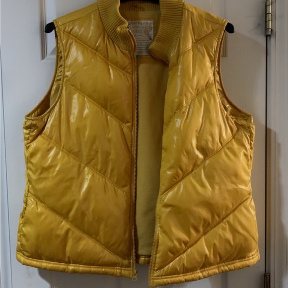 Yellow Puffer Vest - Picture 1 of 4
